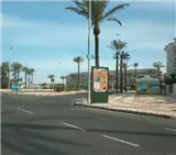 Mupi en Paseo del Golf, Urbanización Playa Serena (Roquetas de Mar)